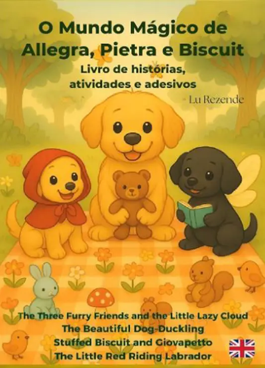 O Mundo Mágico de Allegra, Pietra e Biscuit - Livro de histórias, atividades e adesivos
